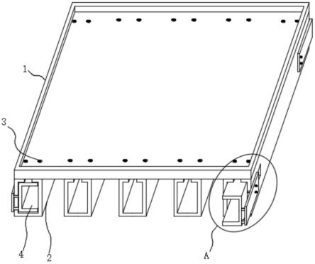 一种有底板的方通吊顶板暗装检修口的制作方法