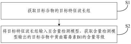 一种谷物中黄曲霉毒素B1含量检测方法及装置