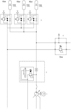 一种轧机液压缸背压控制系统的制作方法