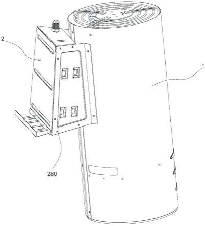 一种电控板安装结构及具有该结构的取暖器的制作方法