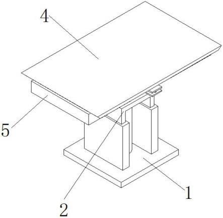 具有调节功能的实验操作台