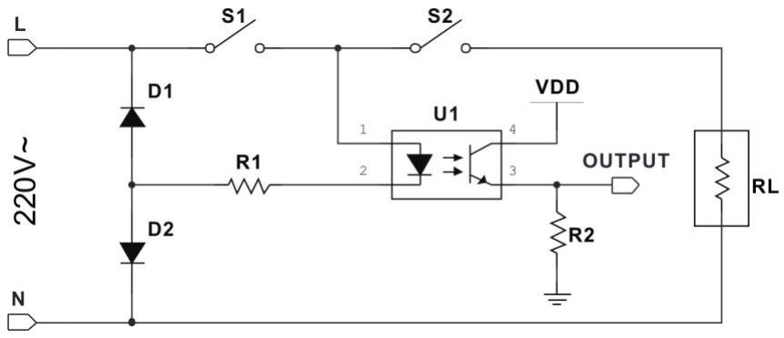 一种双继电器控制防触点粘连检测电路的制作方法