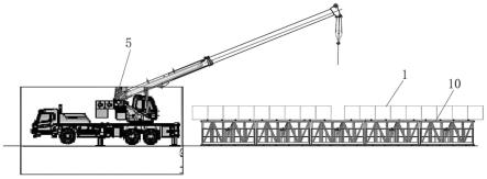 一种矩形风管吊装装置及吊装方法与流程