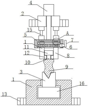 一种冰箱柜门拉手一体成型加工机构的制作方法