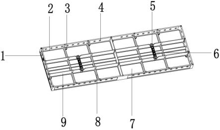 一种镁合金框塑胶板组合模板的制作方法