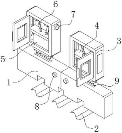 一种煤矿井下风门插板式底槛装置的制作方法