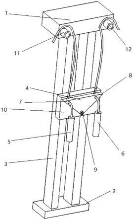 一种矿用井下阻燃风门限位联锁装置的制作方法