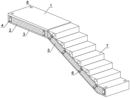 一种轻型装配式楼梯及安装方法与流程