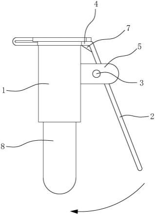 一种连盖离心管开盖器的制作方法