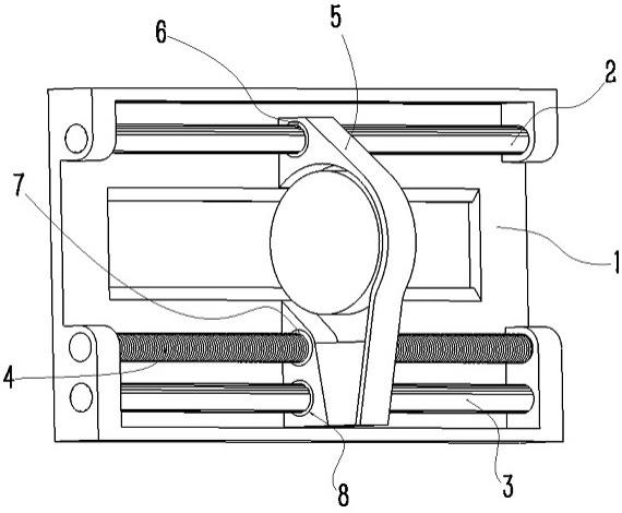 一种切丝机刀片磨削装置支承系统的制作方法