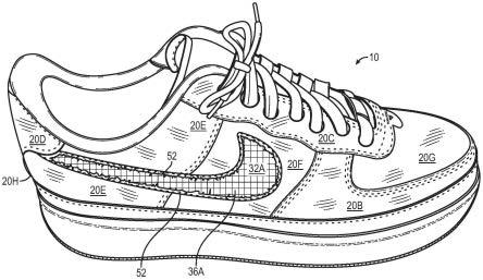 具有可移除覆蓋層的鞋類物品和鞋類物品的制造方法與流程