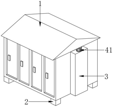 一种可调节空间大小的镀锌板箱变结构的制作方法