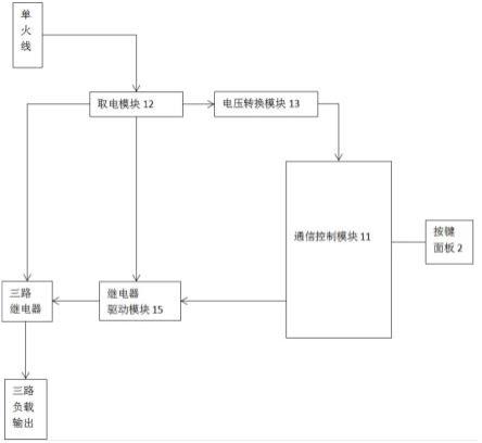 一种智能单火开关的制作方法