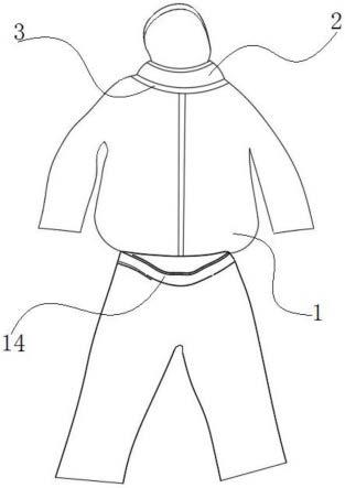 一種保護頸椎型防護服的製作方法