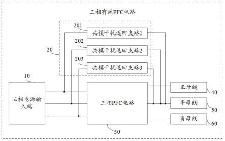 三相有源PFC电路、空调器控制器以及空调器的制作方法