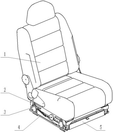 汽车座椅结构图图片