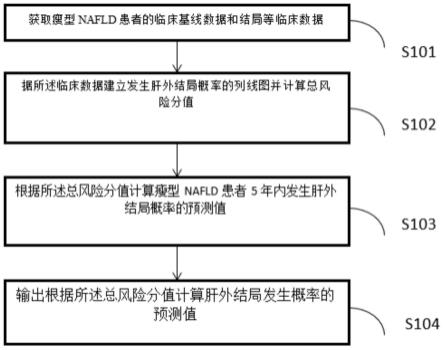 一种瘦型NAFLD患者5年内肝外不良结局发生风险的预测方法与流程