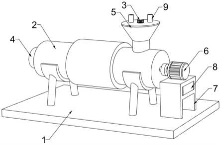 一种硅胶挤出机的螺杆主轴热循环温度调节装置的制作方法