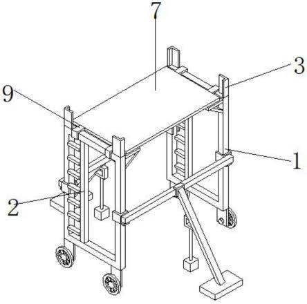 一种建筑施工用的脚手架的制作方法