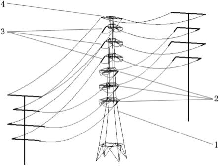 采用跳线复合横担的同塔双回交叉换位塔的制作方法