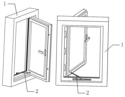 一种防雨防风防水的可通风窗户的制作方法