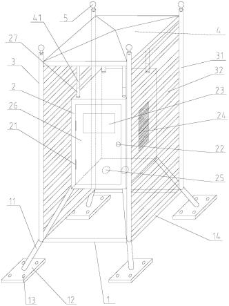 一种用于建筑工地安全防护的配电箱的制作方法