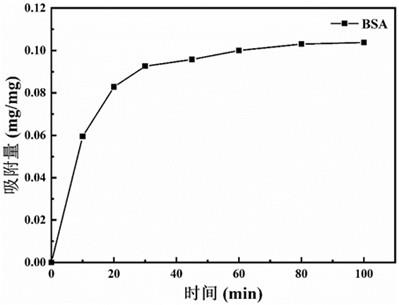 一种利用静电相互作用实现生物分子快速吸附到阳离子型共价有机框架的方法