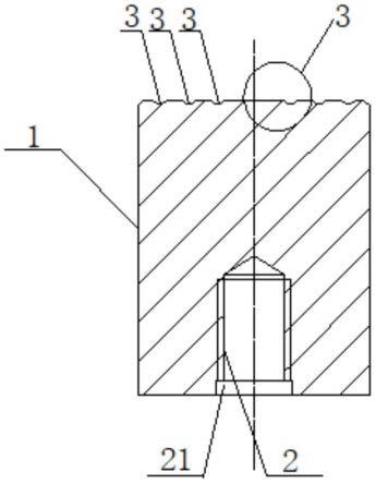 一种储气瓶体底部足圈定位阻流装置的制作方法