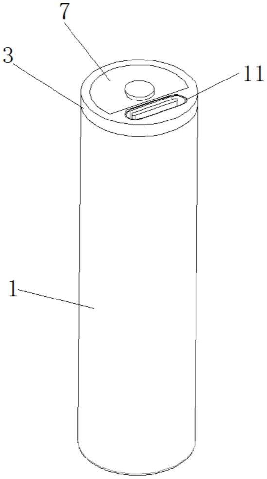 一种带充电口的圆柱形电池的制作方法