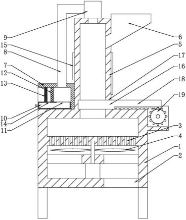 一种高稳定性水性建筑涂料生产用造粒机的制作方法