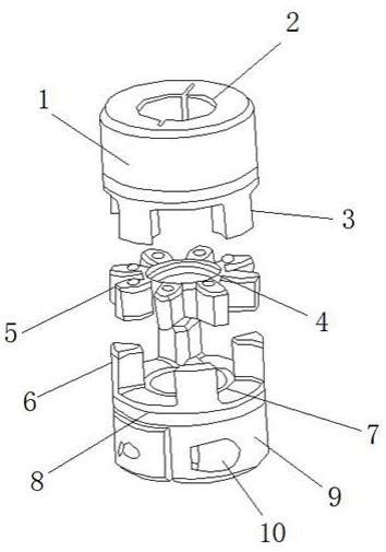 一种梅花弹性联轴器的制作方法