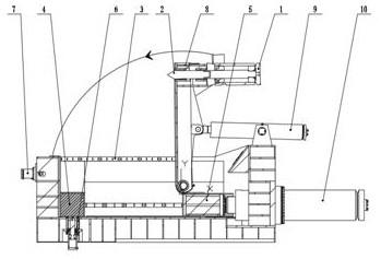 上下打孔型的废钢打包机结构的制作方法