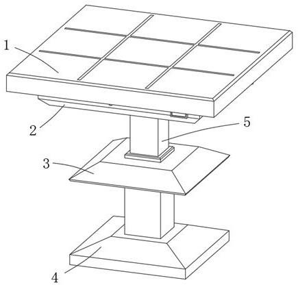 一种可调节局部发热位置的桌子的制作方法