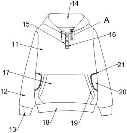 圆领卫衣结构制图图片