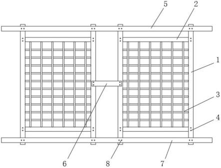 材料堆场混凝土预制板的制作模板的制作方法