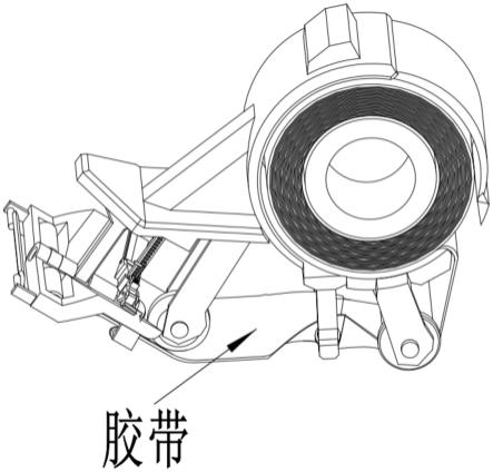 一种拐角处胶带粘贴设备的制作方法