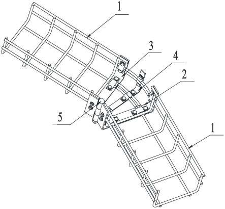 线槽连接装置及可折弯线槽、风机机组的制作方法