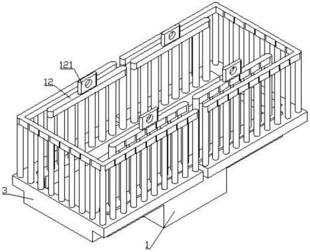 一种房建用可伸缩安全施工挂篮的制作方法