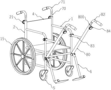 一种可双向推动的轮椅的制作方法