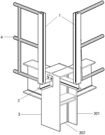 一种适用于钢结构变电站屋面施工的安全围栏固定装置的制作方法