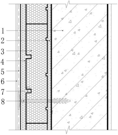 一种阻隔式保温板外墙防火复合保温系统的制作方法