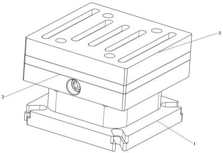 用于大型冷冲压汽车模具镶块加工的五轴机快换夹具的制作方法