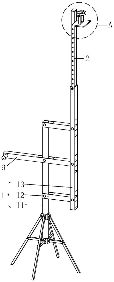一种免登高高层楼板打孔器的制作方法