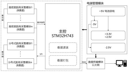 一种异构表面肌电采集装置