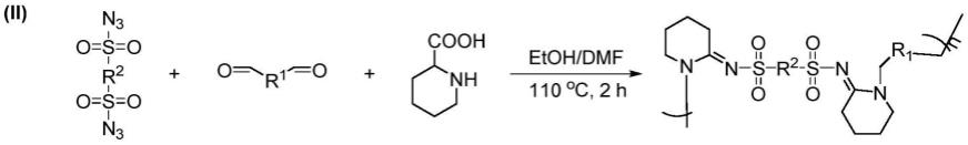 一种N-磺酰脒聚合物的制备方法及应用