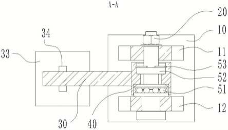 一种门轴机构、重型旋转防护门的制作方法