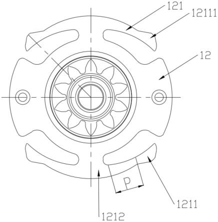 一种带离合结构的齿轮、齿轮箱及智能马桶的制作方法