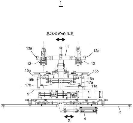 被检查齿轮齿面的打痕的计量装置及打痕的计量方法与流程