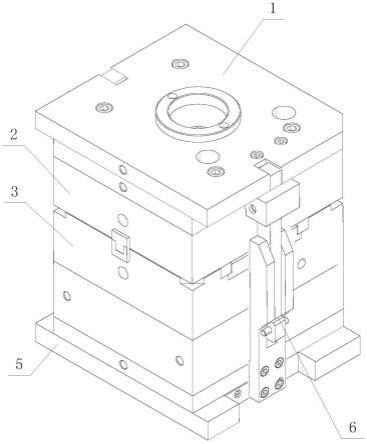 一种工具箱锁扣模具保压机构的制作方法