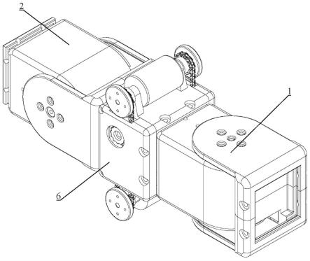 可重构的主动轮式关节模块及其主动轮式蛇形机器人
